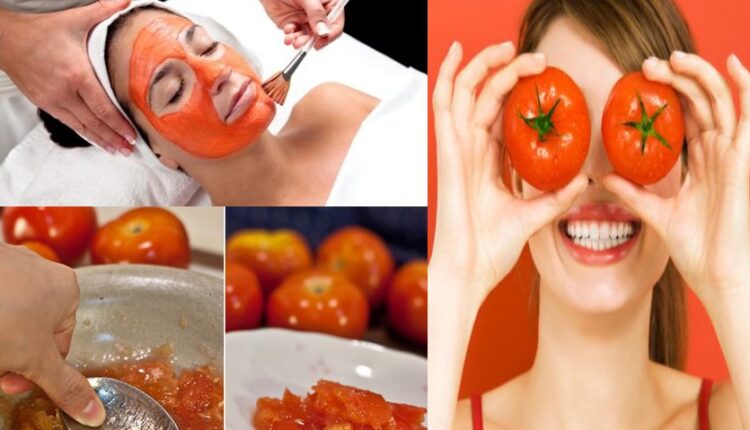 طريقة تبييض الوجه بالطماطم