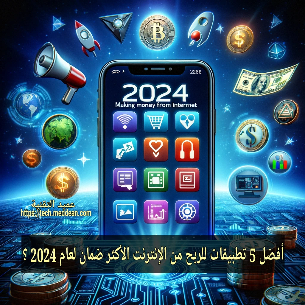 أفضل 5 تطبيقات للربح من الإنترنت الأكثر ضمان لعام 2024
