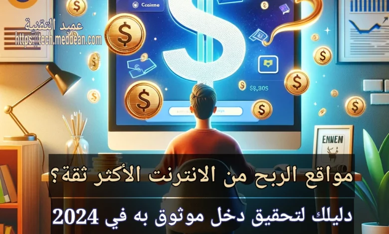 مواقع الربح من الانترنت الأكثر ثقة: دليلك لتحقيق دخل موثوق به في 2024