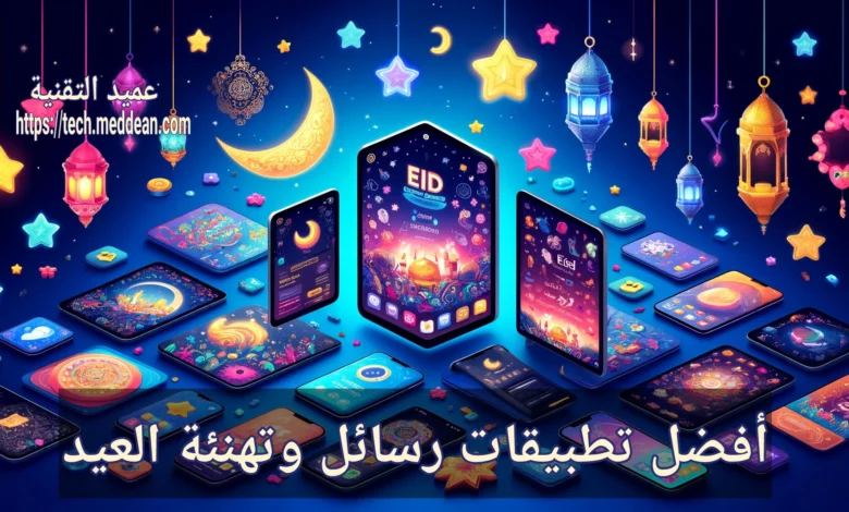 أفضل تطبيقات رسائل وتهنئة العيد