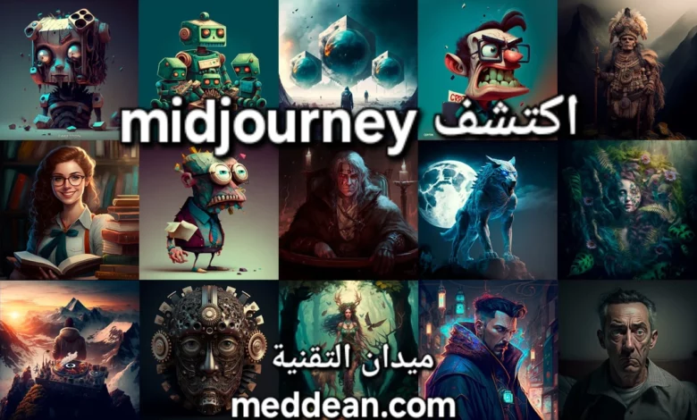 اكتشف Midjourney أداة لانشاء صور واقعية من نصوص باستخدام الذكاء الاصطناعي