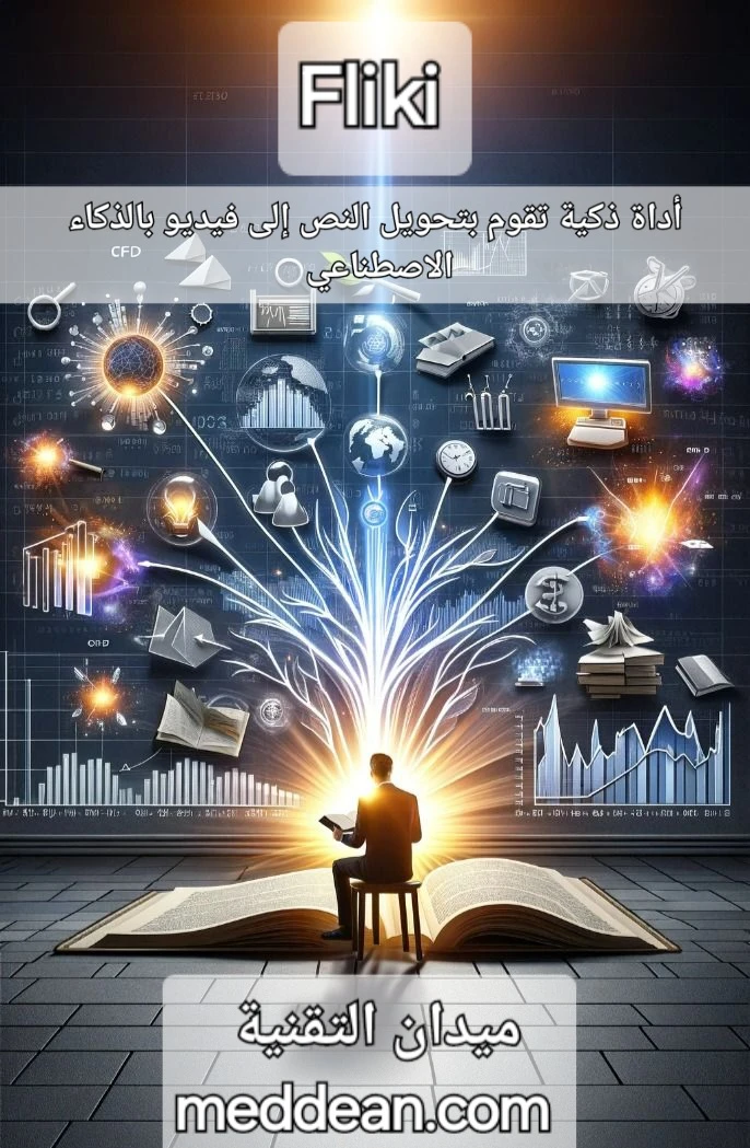 fliki أداة ذكية تقوم بتحويل النص الى فيديو بالذكاء الاصطناعي