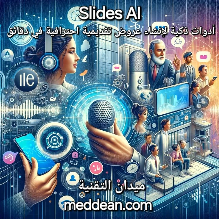 Slides AI أدوات ذكية لإنشاء عروض تقديمية احترافية في دقائق