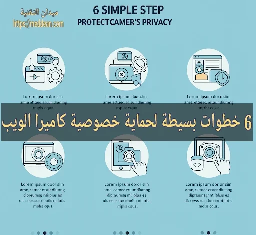 6 خطوات بسيطة لحماية خصوصية كاميرا الويب