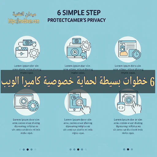 6 خطوات بسيطة لحماية خصوصية كاميرا الويب