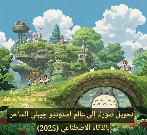 تحويل صورك إلى عالم استوديو جيبلي الساحر بالذكاء الاصطناعي (2025)