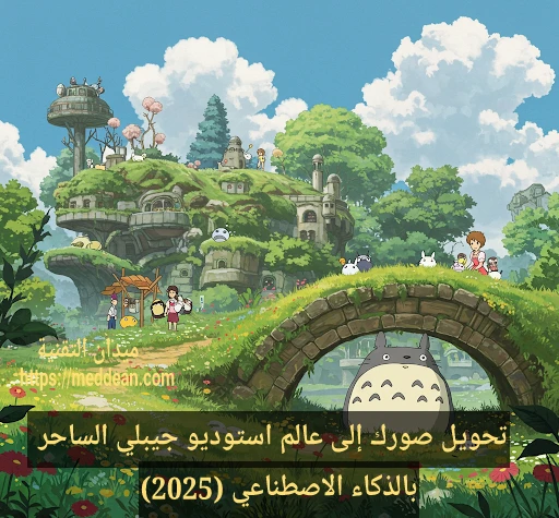 تحويل صورك إلى عالم استوديو جيبلي الساحر بالذكاء الاصطناعي (2025)
