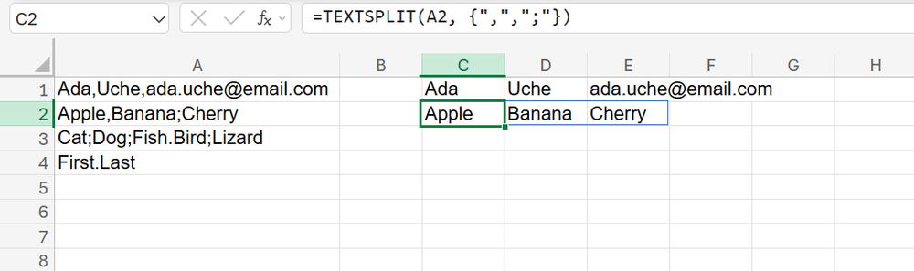 5 دوال Excel لتنظيف الجداول