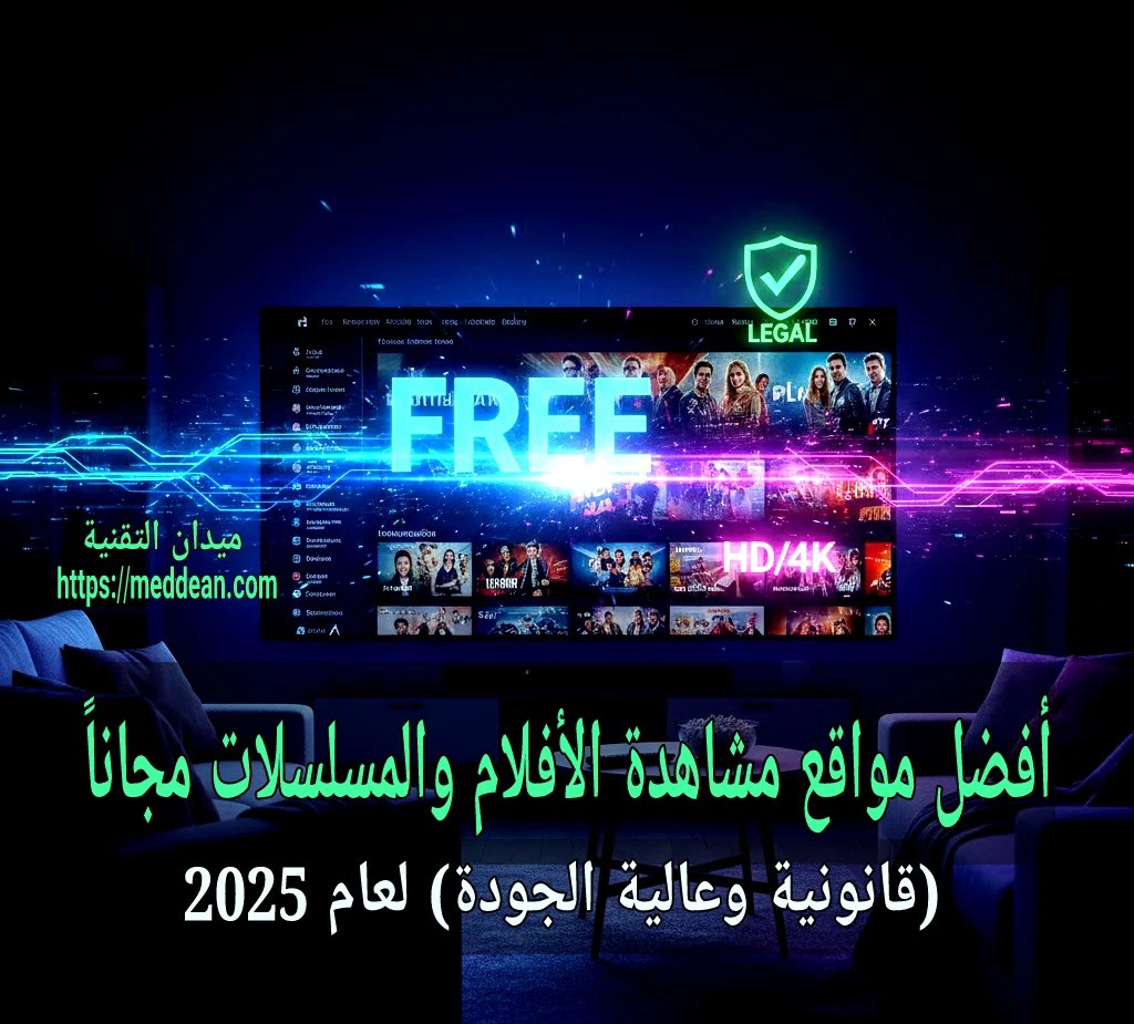 أفضل مواقع مشاهدة الأفلام والمسلسلات مجاناً (قانونية وعالية الجودة) لعام 2025