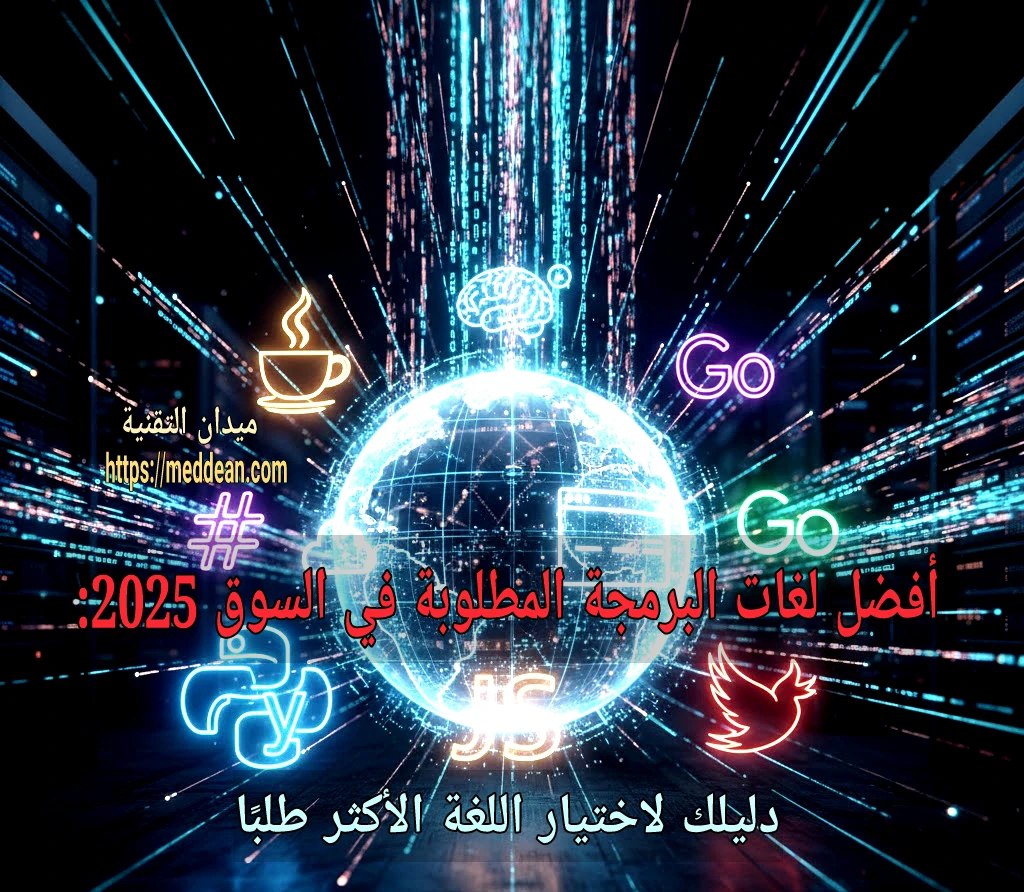 أفضل لغات البرمجة المطلوبة في السوق 2025: دليلك لاختيار اللغة الأكثر طلبًا