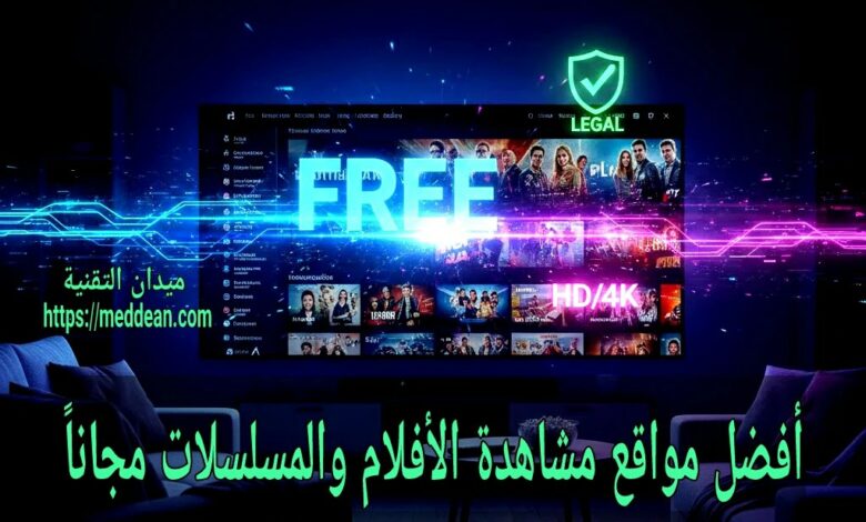 أفضل مواقع مشاهدة الأفلام والمسلسلات مجاناً (قانونية وعالية الجودة) لعام 2025